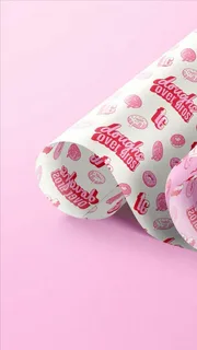 Elevate Packaging Design With Custom Donut Wrapping Paper
