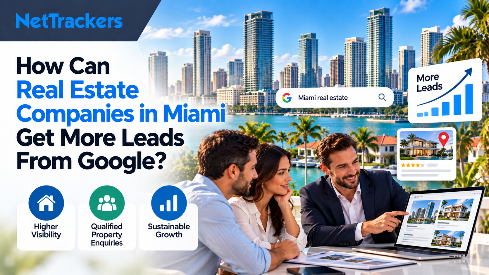 How Can Real Estate Companies in Miami Get More Leads From Google?
