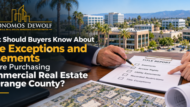 What Should Buyers Know About Title Exceptions and Easements Before Purchasing Commercial Real Estate in Orange County?