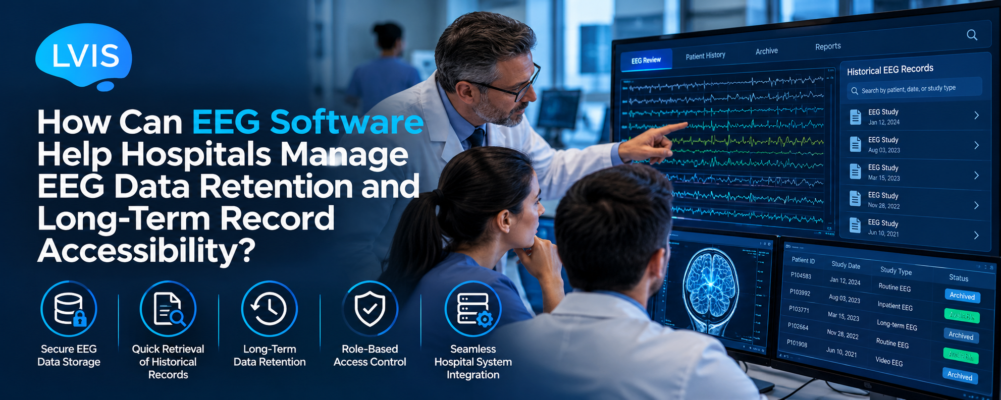 How Can EEG Software Help Hospitals Manage EEG Data Retention and Long-Term Record Accessibility?