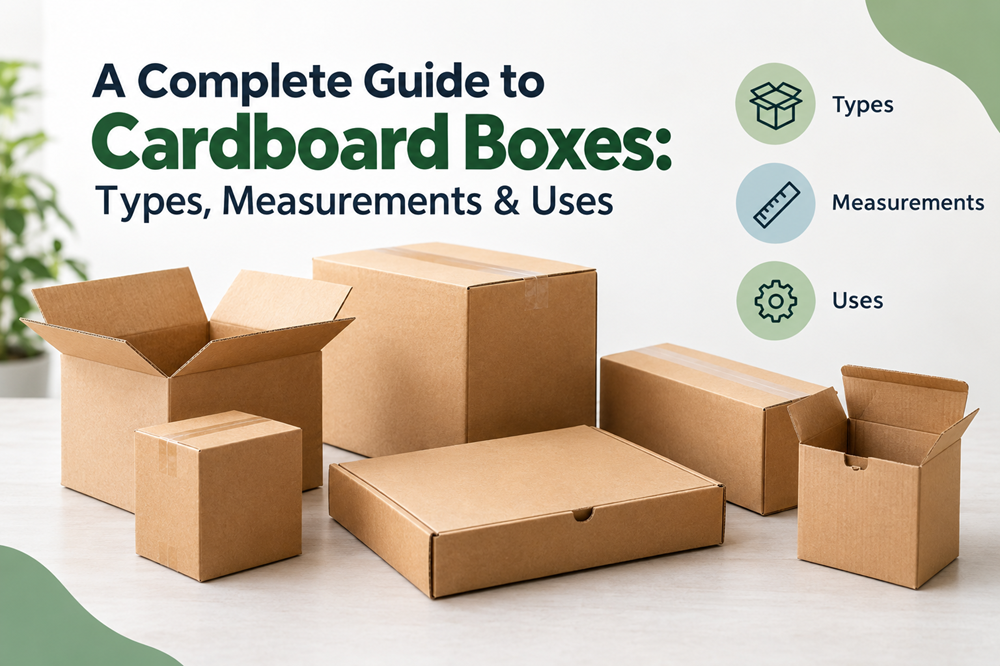 A Complete Guide to Cardboard Boxes: Types, Measurements & Uses