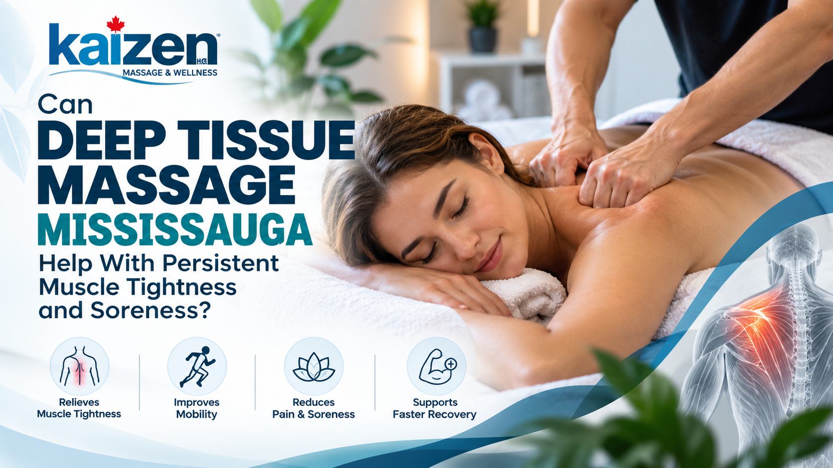 Can Deep Tissue Massage Mississauga Help With Persistent Muscle Tightness and Soreness?