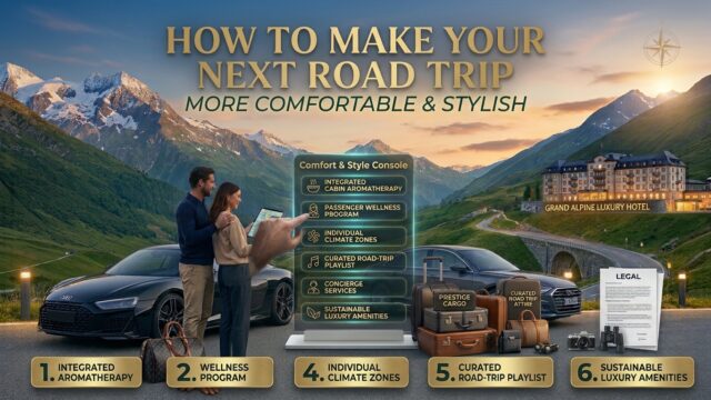 How to Make Your Next Road Trip More Comfortable and Stylish