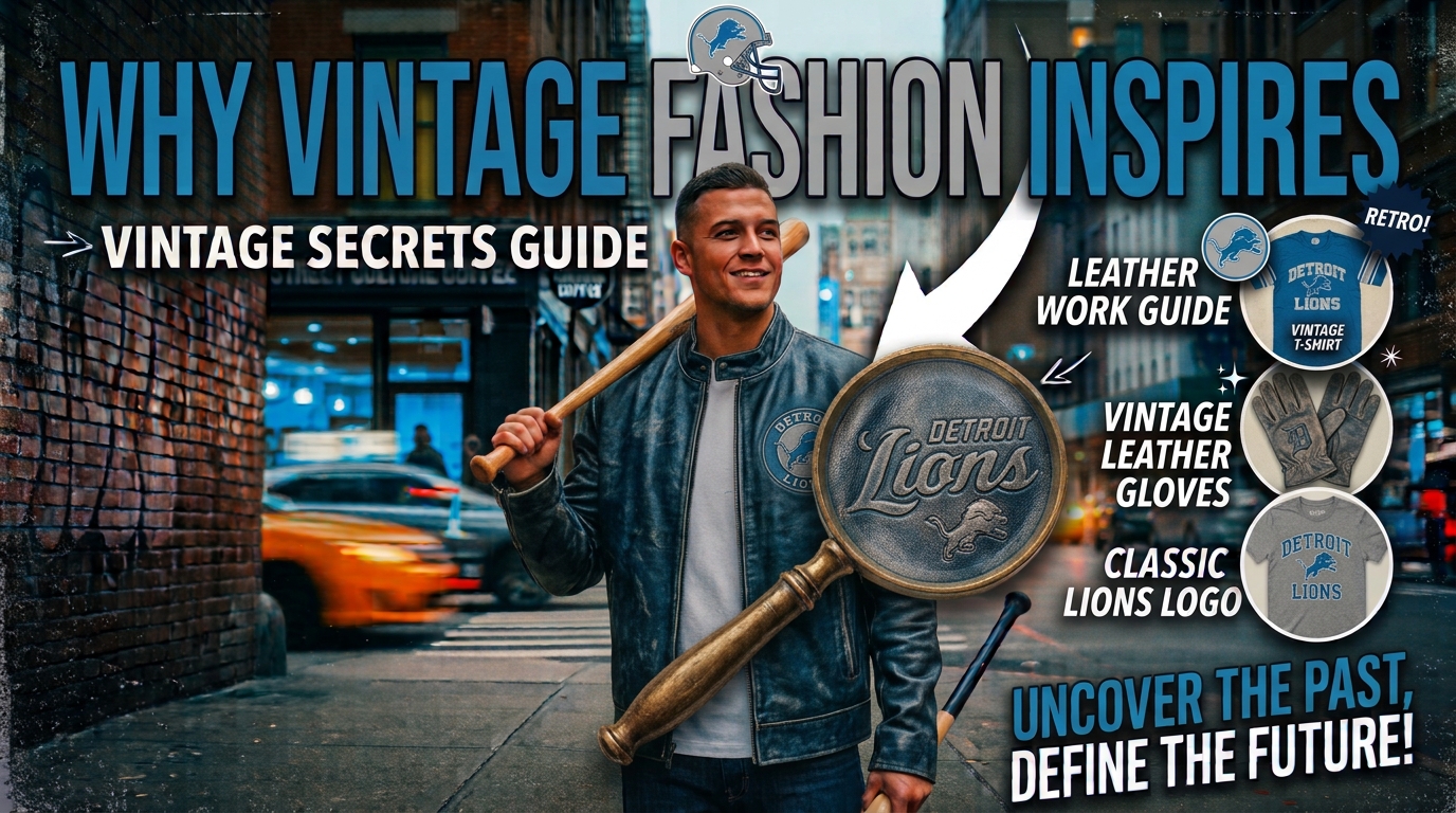 Detroit Lions Leather Jacket: Style Meets Football Culture