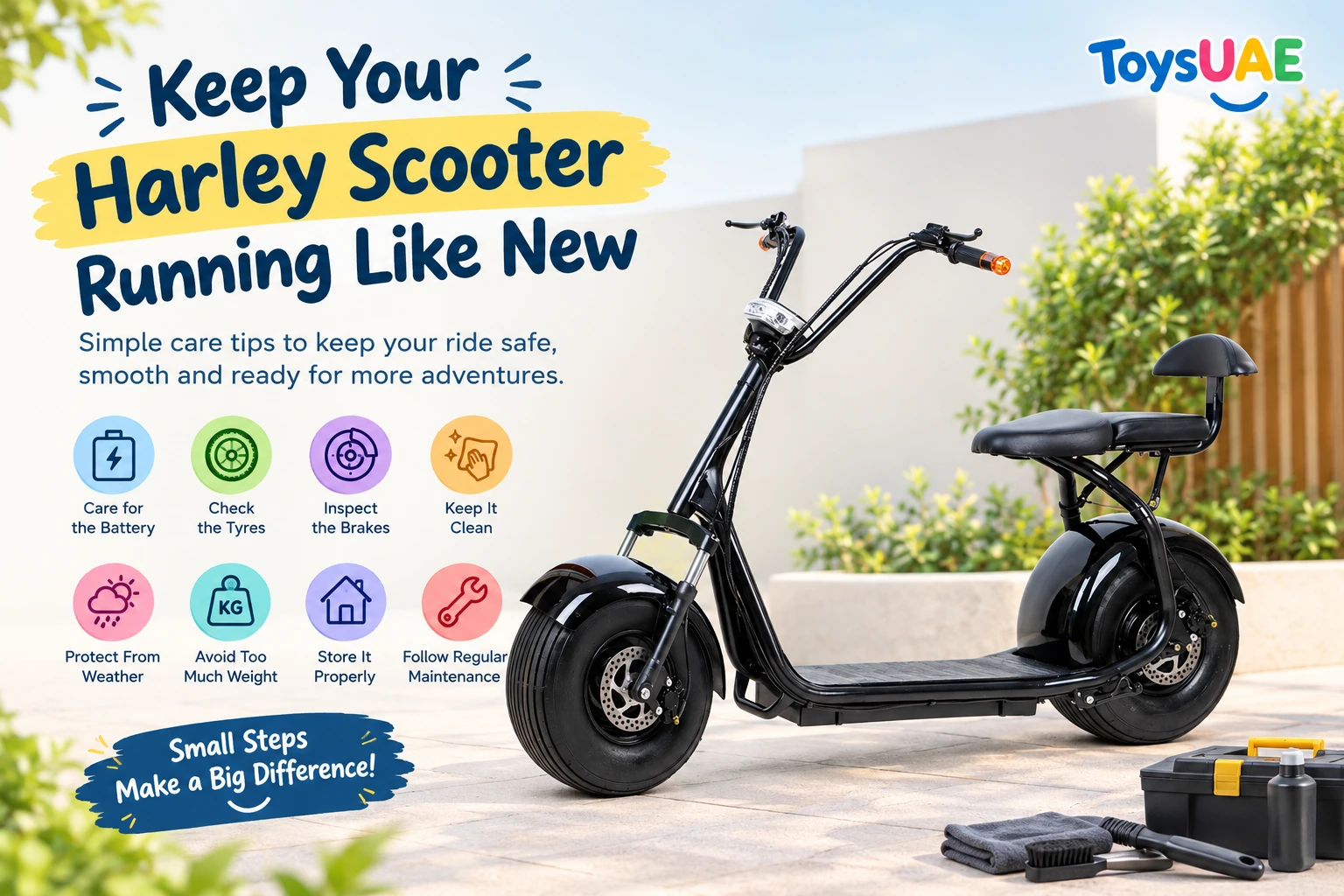 How to Keep Your Harley Scooter in Good Condition