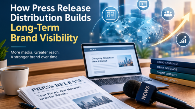How Press Release Distribution Supports Long-Term Brand Visibility
