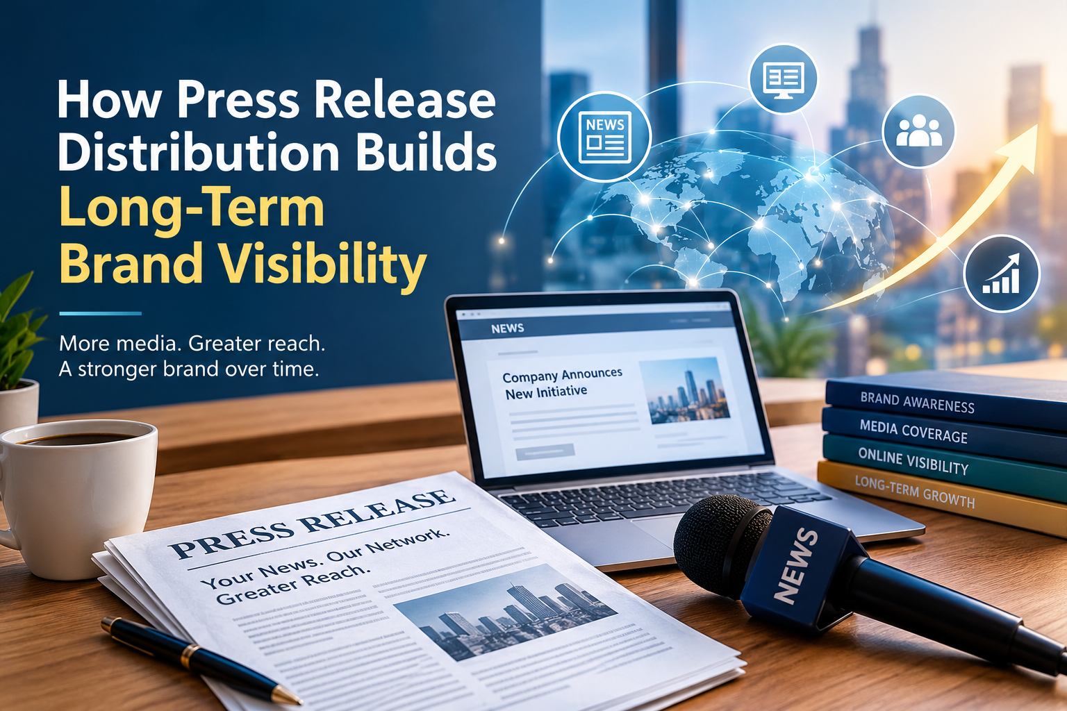 How Press Release Distribution Supports Long-Term Brand Visibility