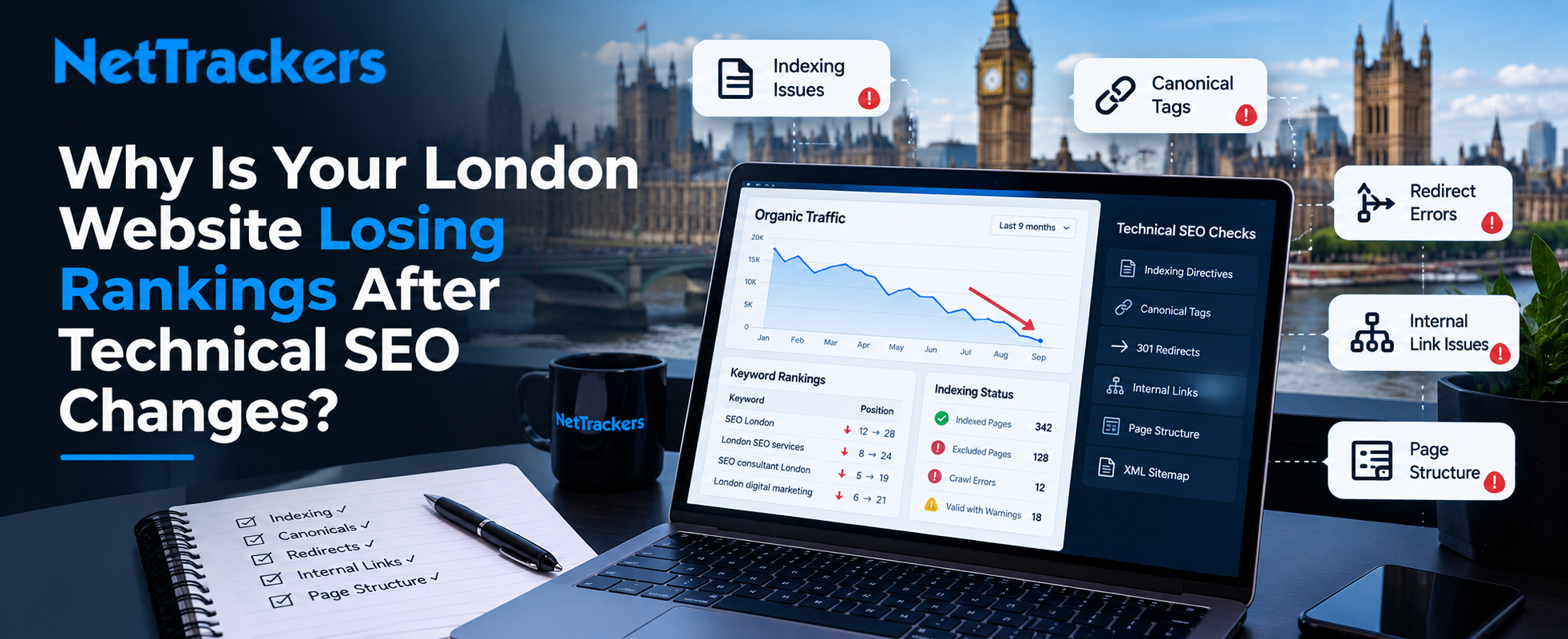 Why Is Your London Website Losing Rankings After Technical SEO Changes?