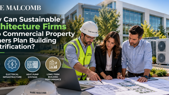How Can Sustainable Architecture Firms Help Commercial Property Owners Plan Building Electrification?