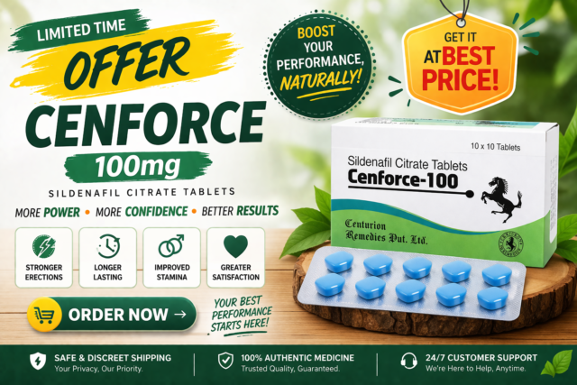 Sexual problems and Cenforce Tablets