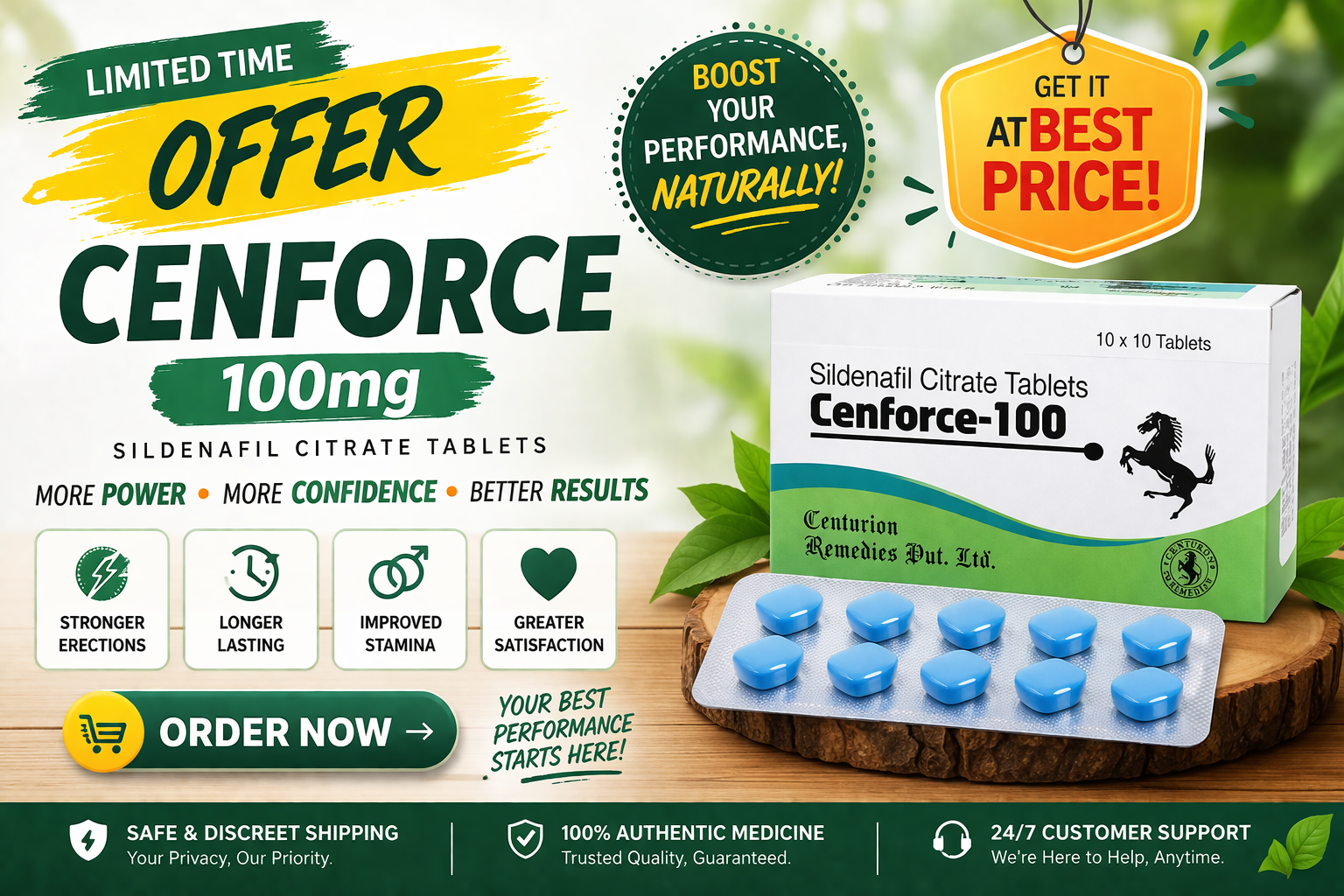 Sexual problems and Cenforce Tablets