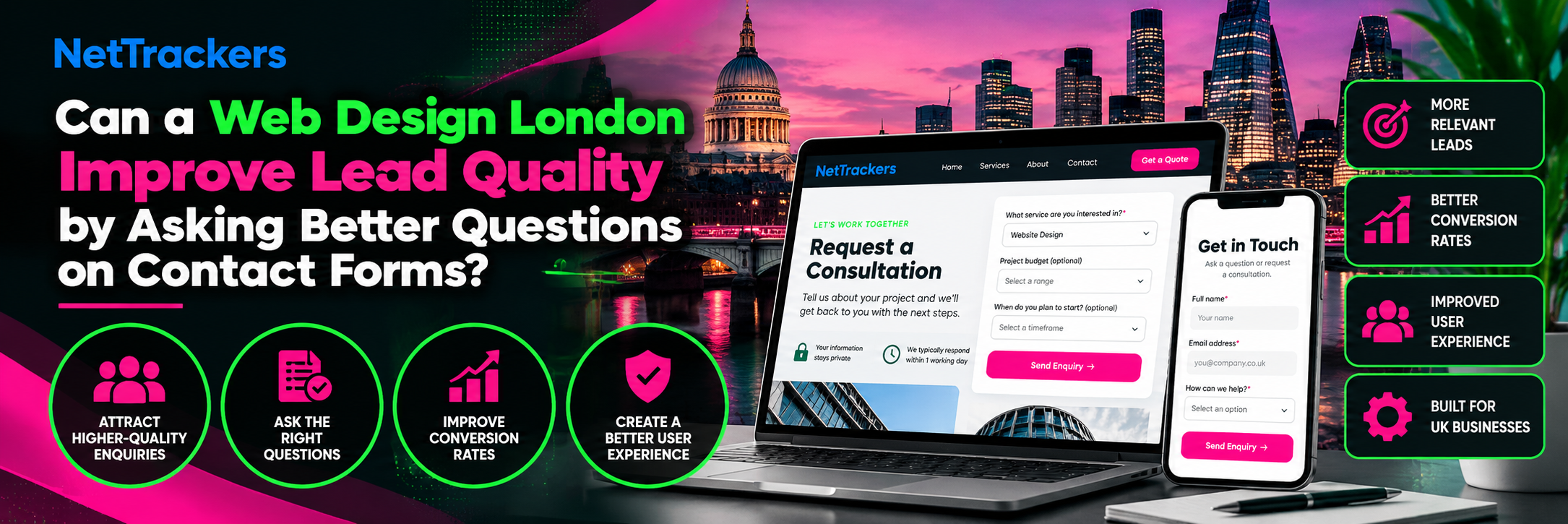 Can Web Design London Improve Lead Quality by Asking Better Questions on Contact Forms?