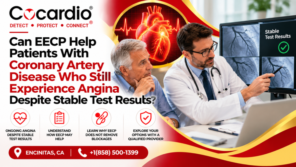 Can EECP for Coronary Artery Disease Prevention Help Patients Who Still Experience Angina Despite Stable Test Results?